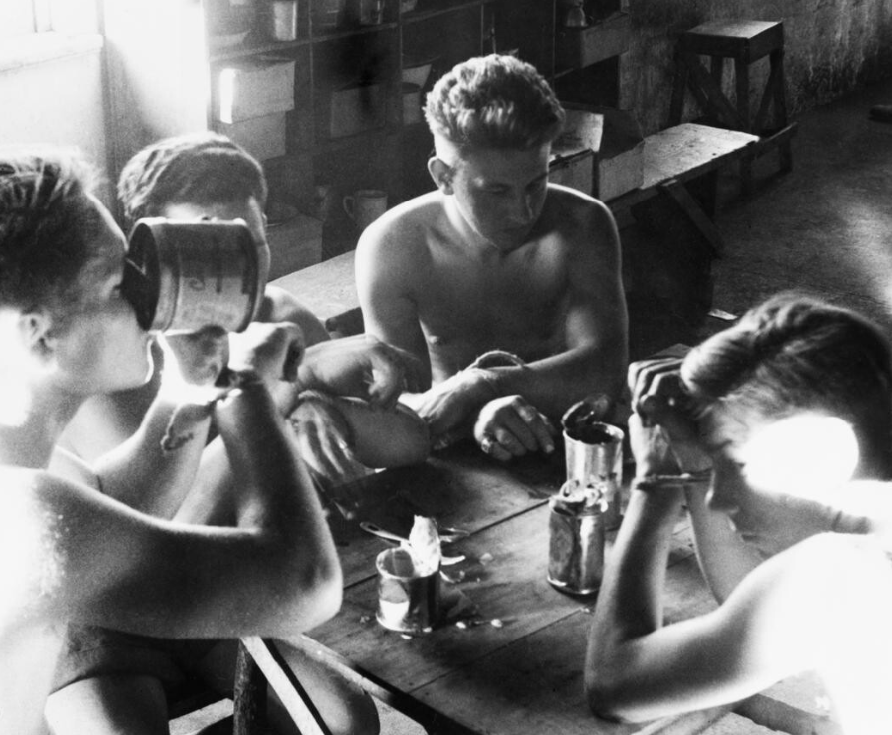 A group of Prisoners of War in Germany