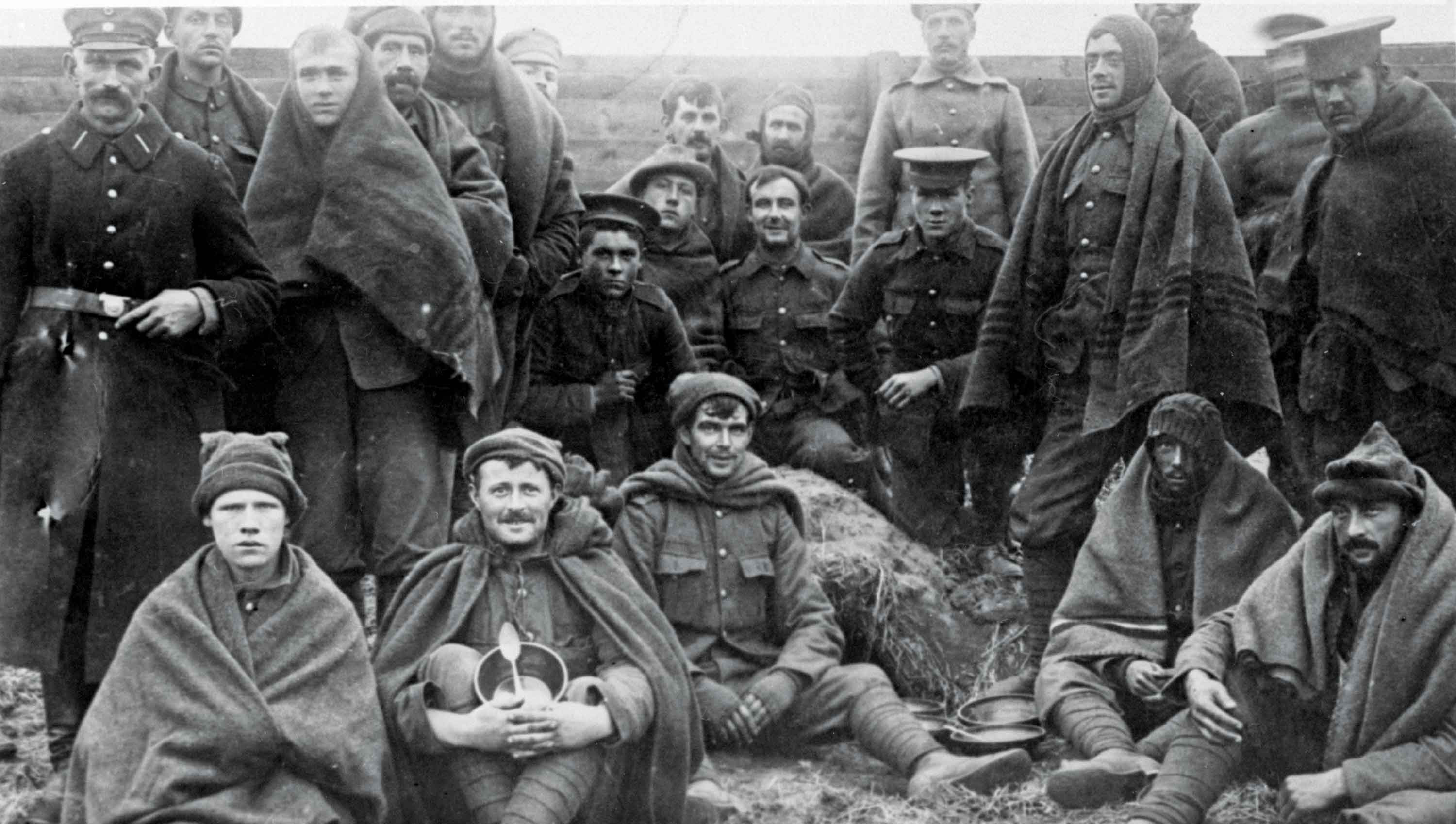 A group of Prisoners of War in Germany